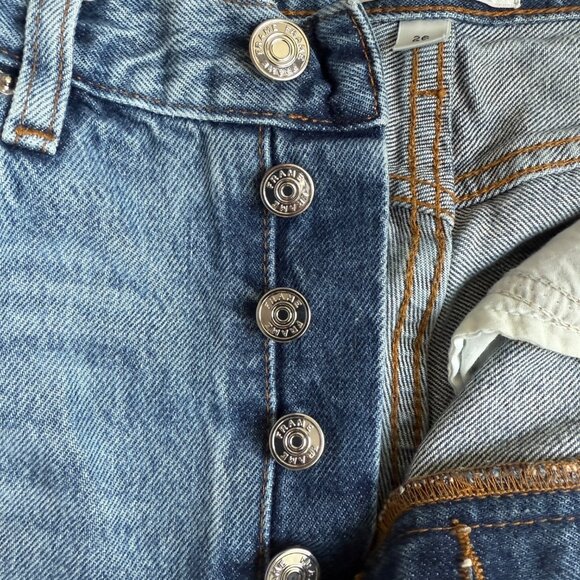 Frame Denim Vertical Straight Leg Jeans in Laurence Size 26 - Picture 7 of 11